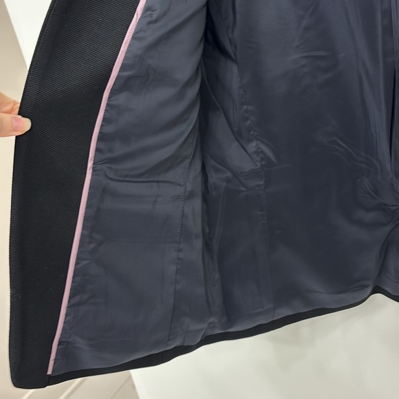 NWT J. Crew Black Going-out Collarless blazer in stretch twill Size 2 - Picture 10 of 11